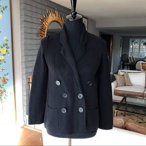 Sonia Rykiel Black Double-Breasted Sweater